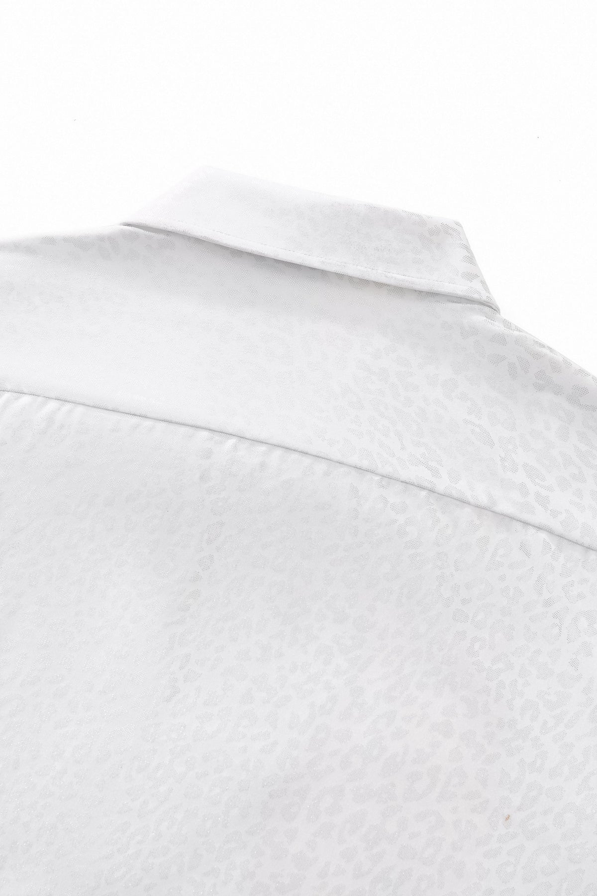 Tonal Leopard Shirt WHITE