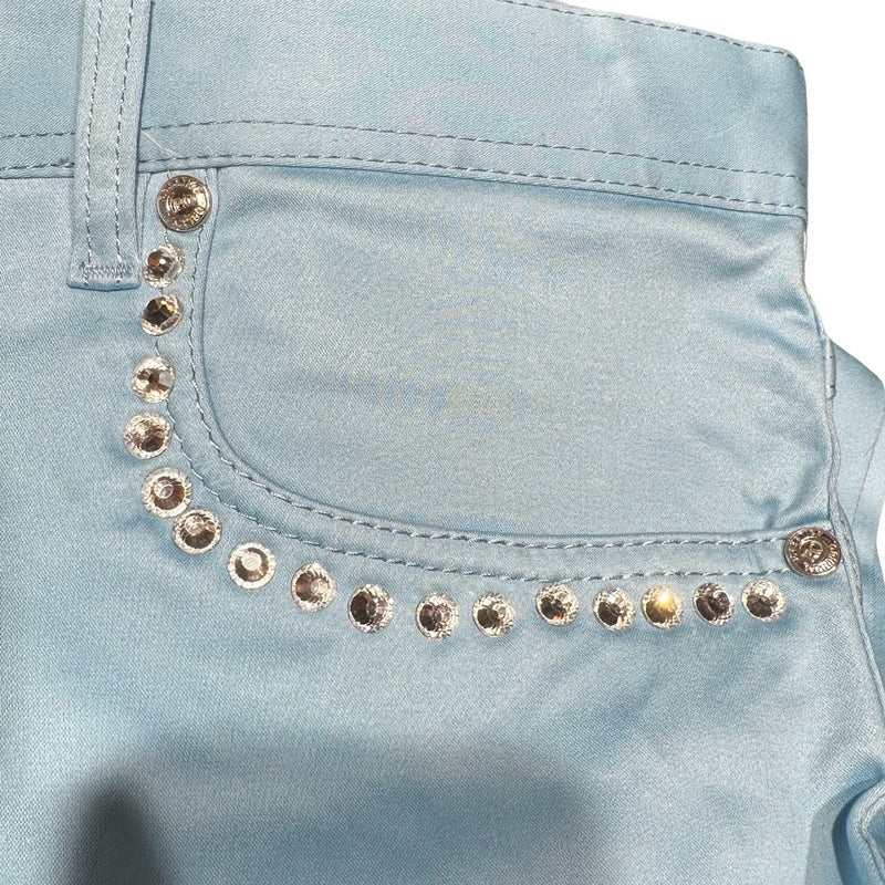 Prestige Blue Silver Crystal Pants - Dudes Boutique