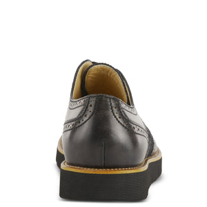 L'Artiste Beaufort Black Wingtip Dress Shoes - Dudes Boutique