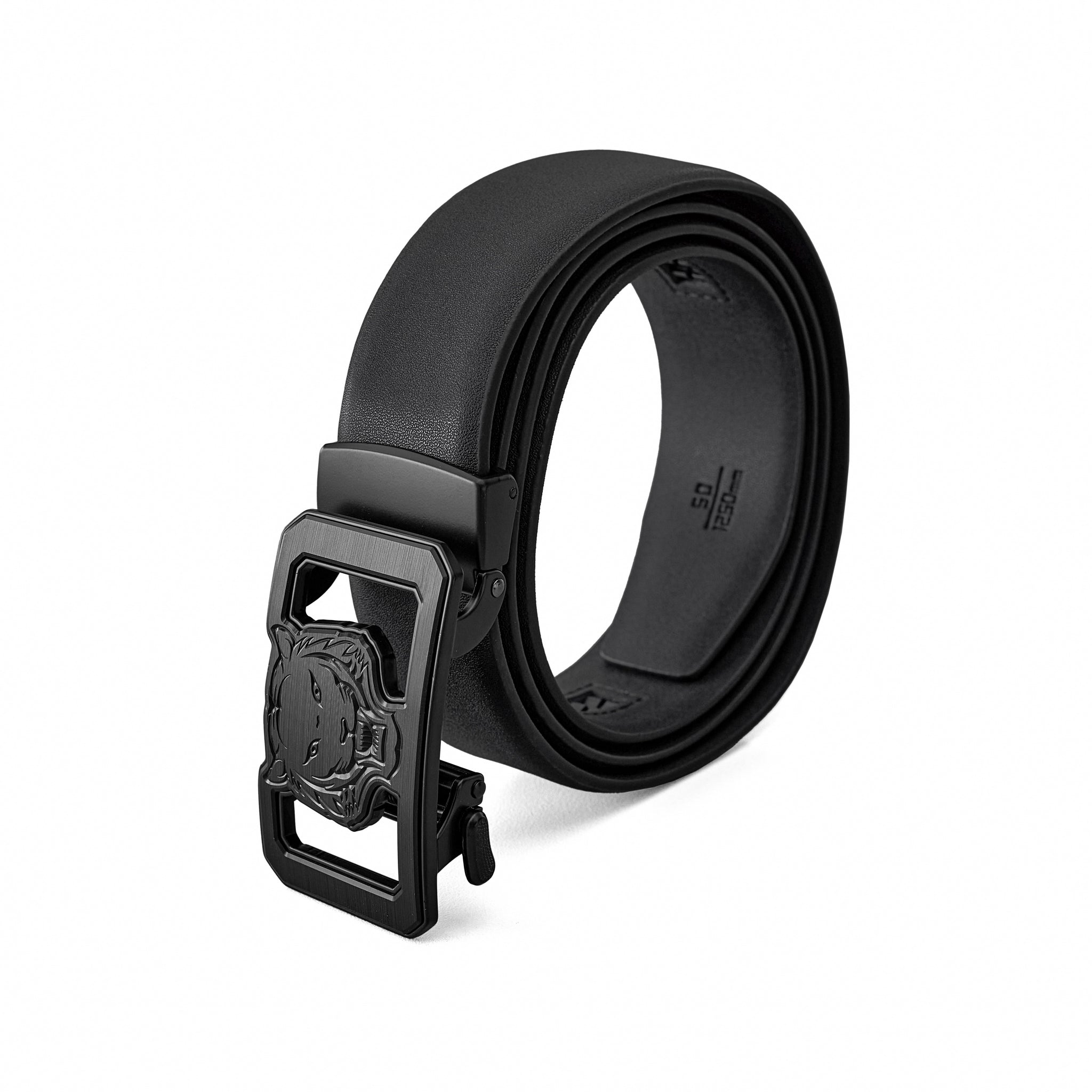 Lion Emblem Auto BKL Belt – Blackout Ed. BLACK/BLACK