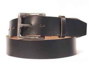 Schott Black Horween Steerhide Leather Belt - Dudes Boutique