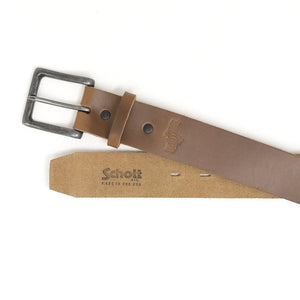 Schott Whiskey Horween Steerhide Leather Belt - Dudes Boutique