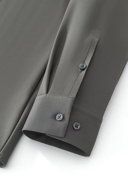 Velvet Core LS button up Shirt ARMY