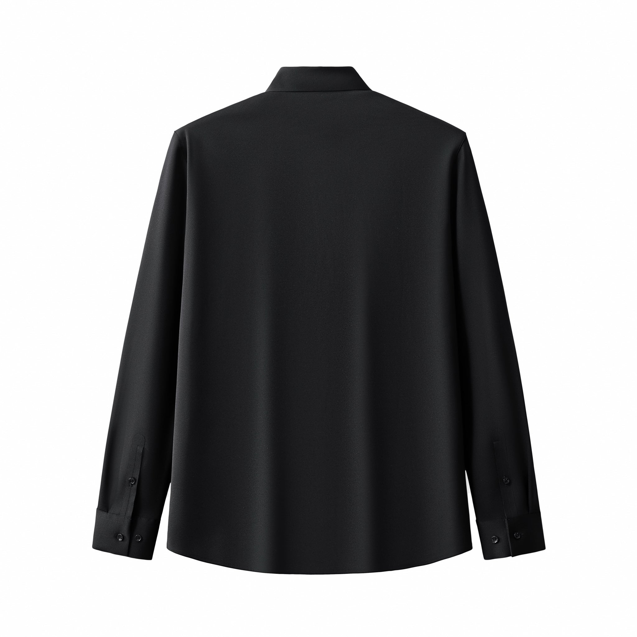 Barocco Velvet Core LS button up Shirt BLACK
