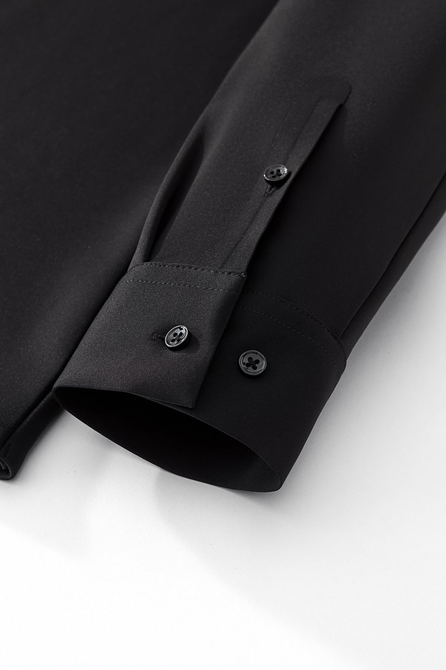 Velvet Core LS button up Shirt BLACK