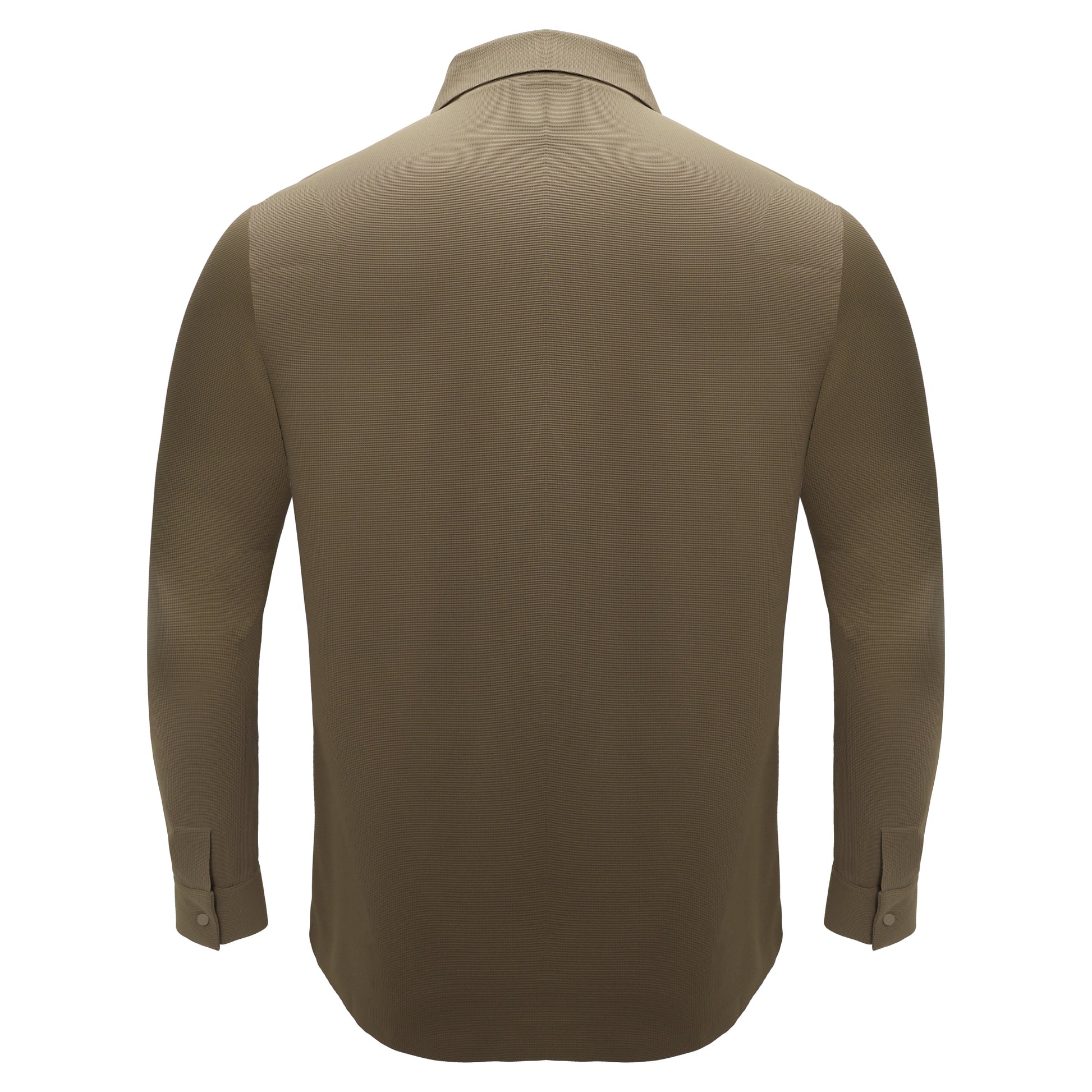 Zenith Zip Shirt KHAKI - Dudes Boutique