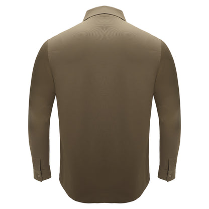 Zenith Zip Shirt KHAKI - Dudes Boutique
