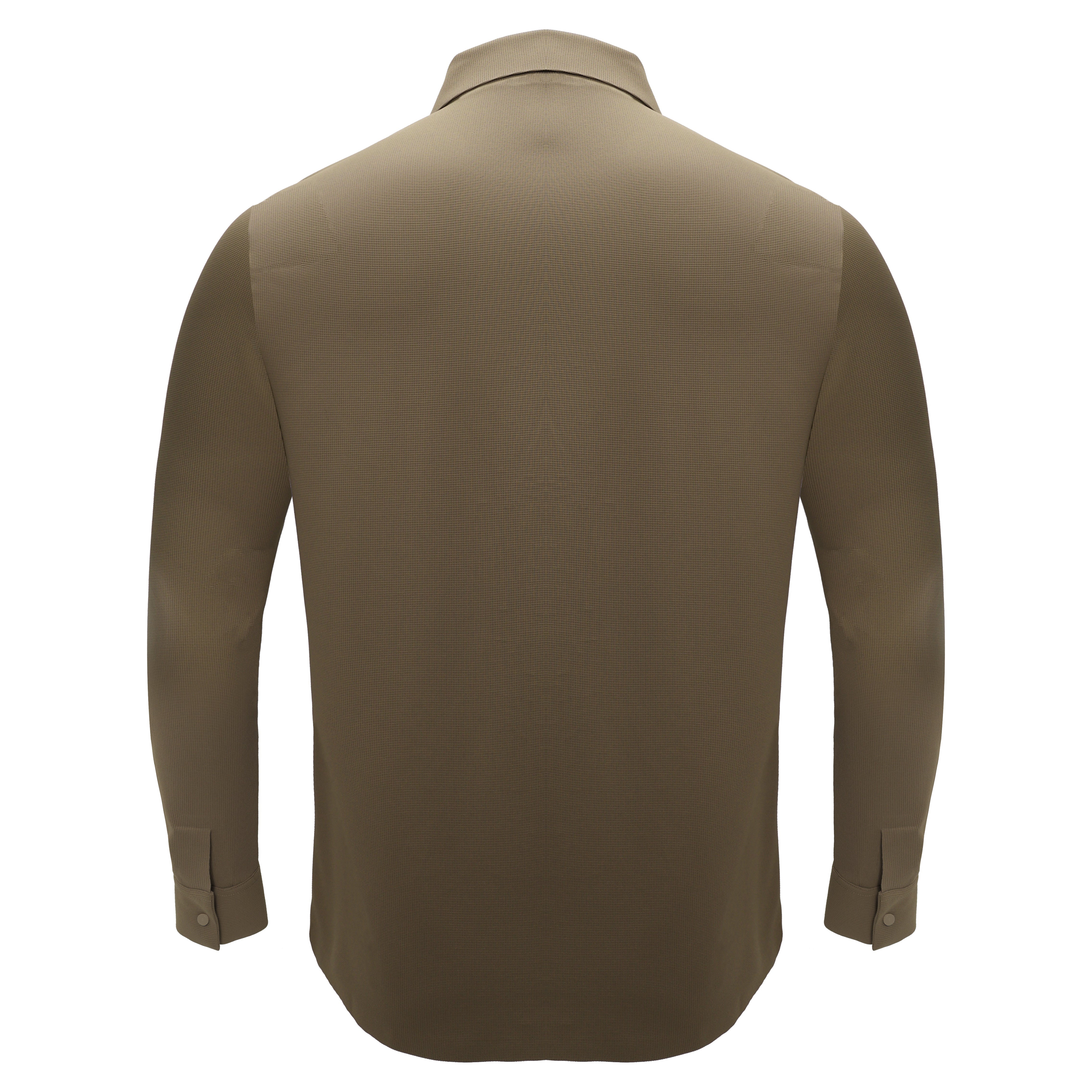 Zenith Zip Shirt KHAKI - Dudes Boutique