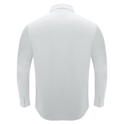 Zenith Zip Shirt WHITE - Dudes Boutique