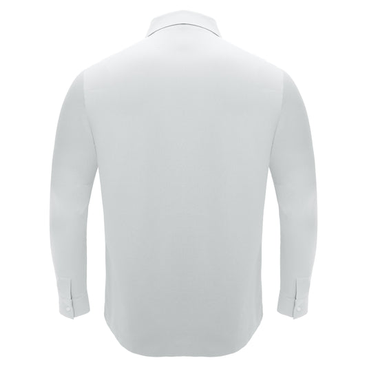 Zenith Zip Shirt WHITE - Dudes Boutique