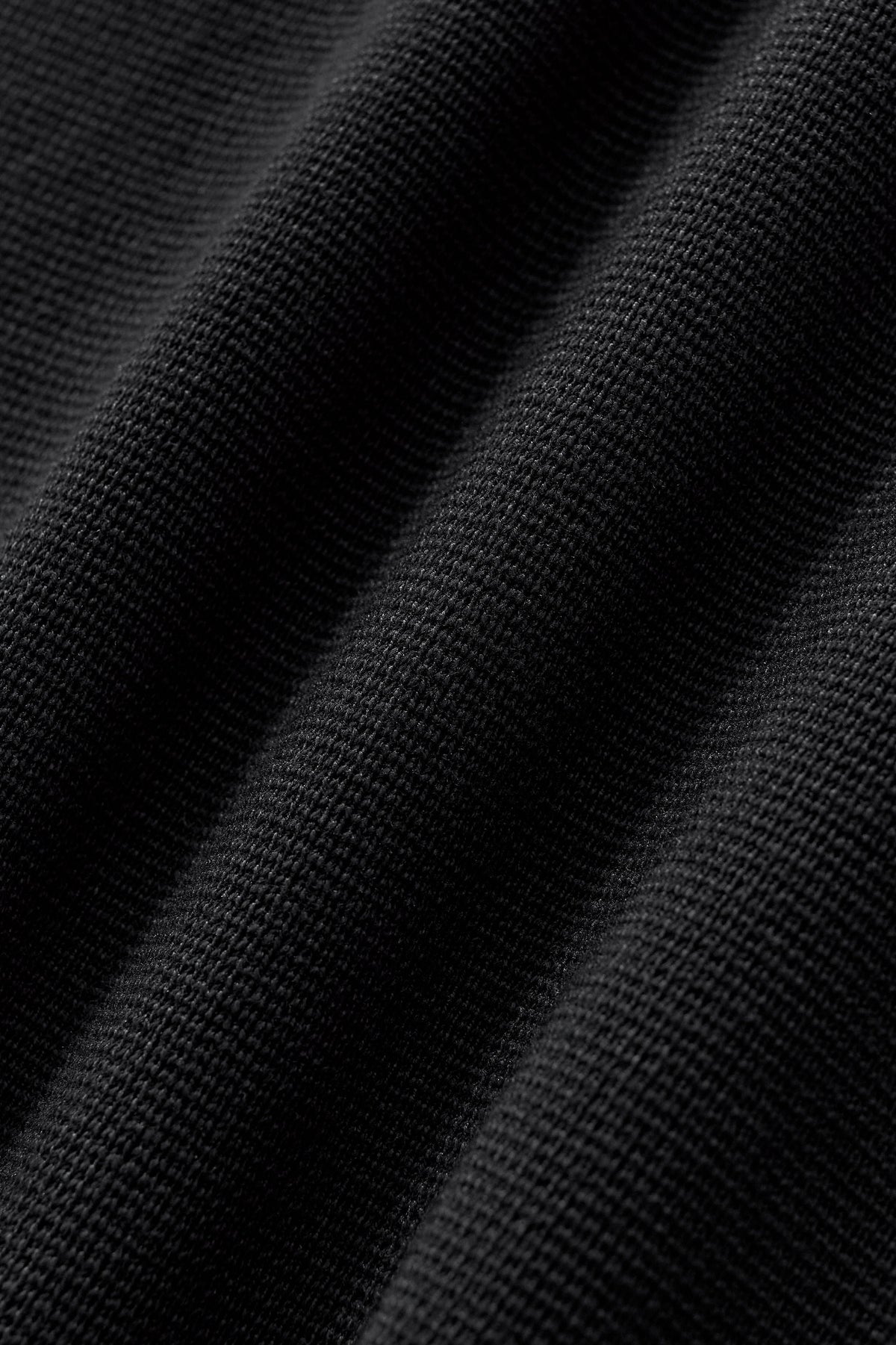 Lustre Knit LS Polo BLACK/BLACK