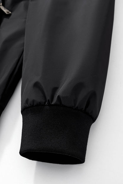 AeroLite Nylon Zip Jacket BLACK