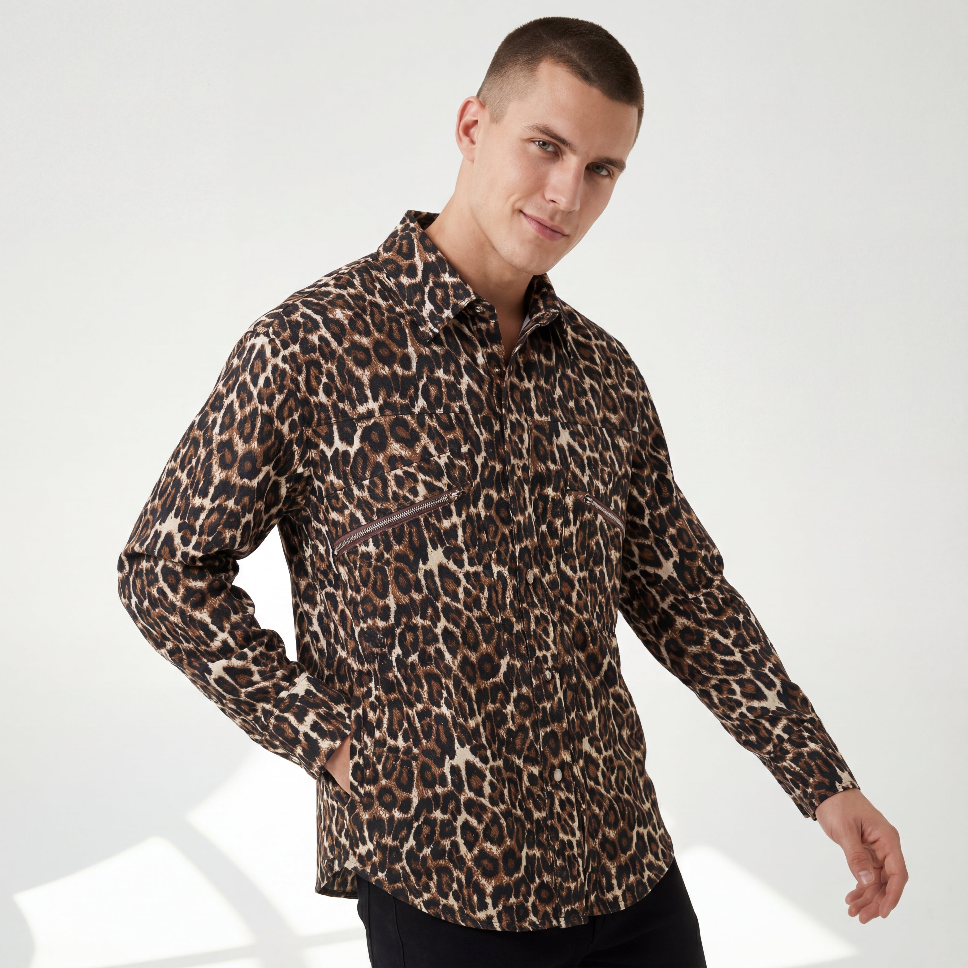 Leopard Statement Jacket LEOPARD – Dudes Boutique