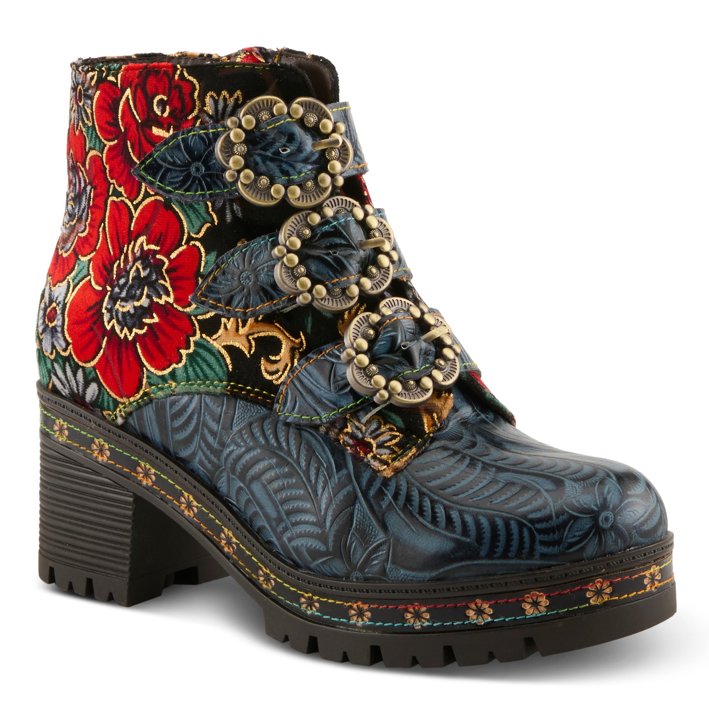 L'Artiste Navy Brazza Boots