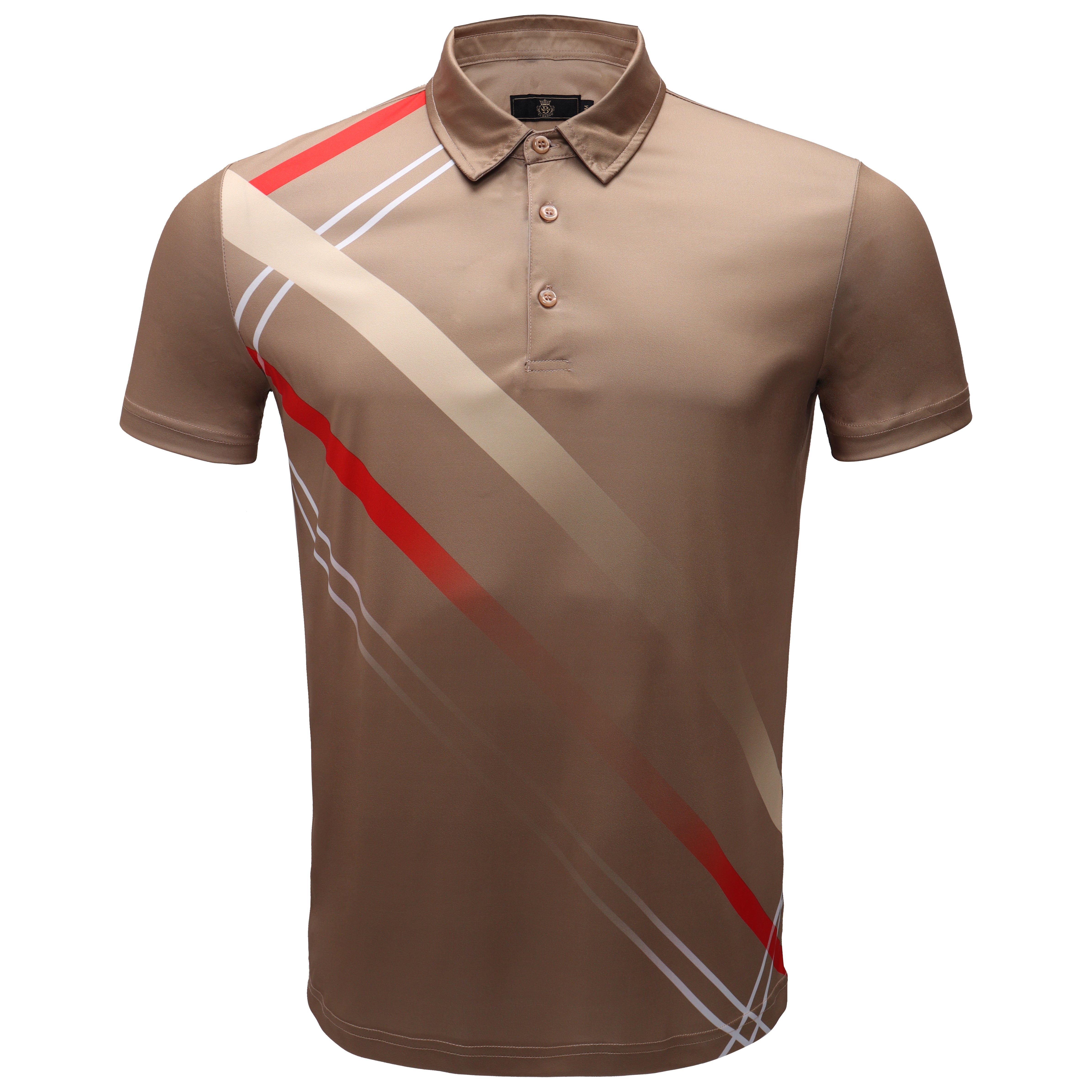 CHIC FLEX Polo Shirt KHAKI