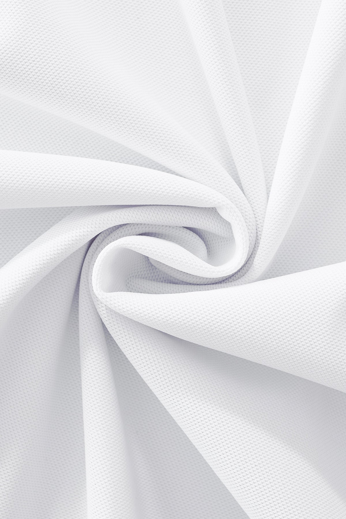 Pattern Trim Performance Polo – El Baron WHITE