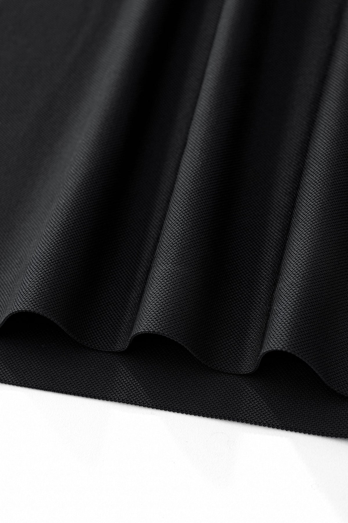 Contrast Trim Performance Polo - El Baron BLACK