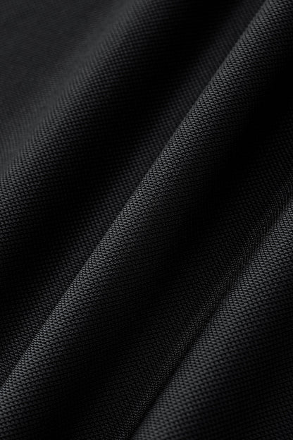 Contrast Trim Performance Polo - El Baron BLACK