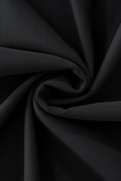 Signature Trim Performance Polo – El Baron BLACK