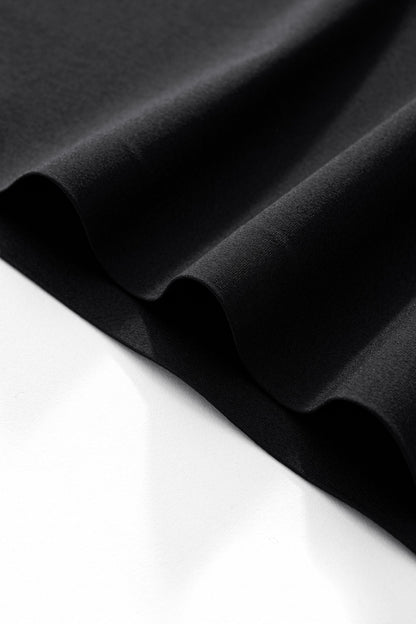 Perforated Collar Performance Polo – El Baron BLACK/SILVER