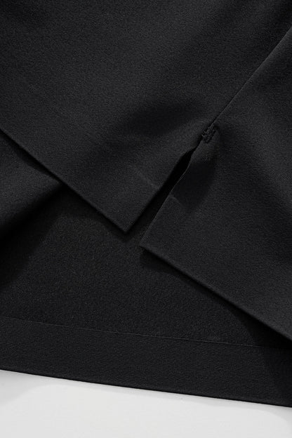 Perforated Collar Performance Polo – El Baron BLACK/SILVER