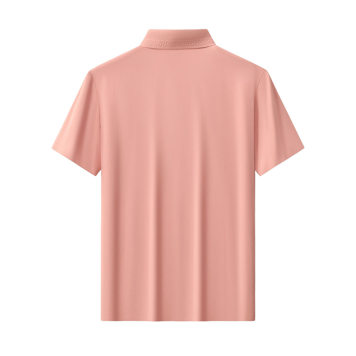 Embossed Placket Performance Polo – El Baron BRICK