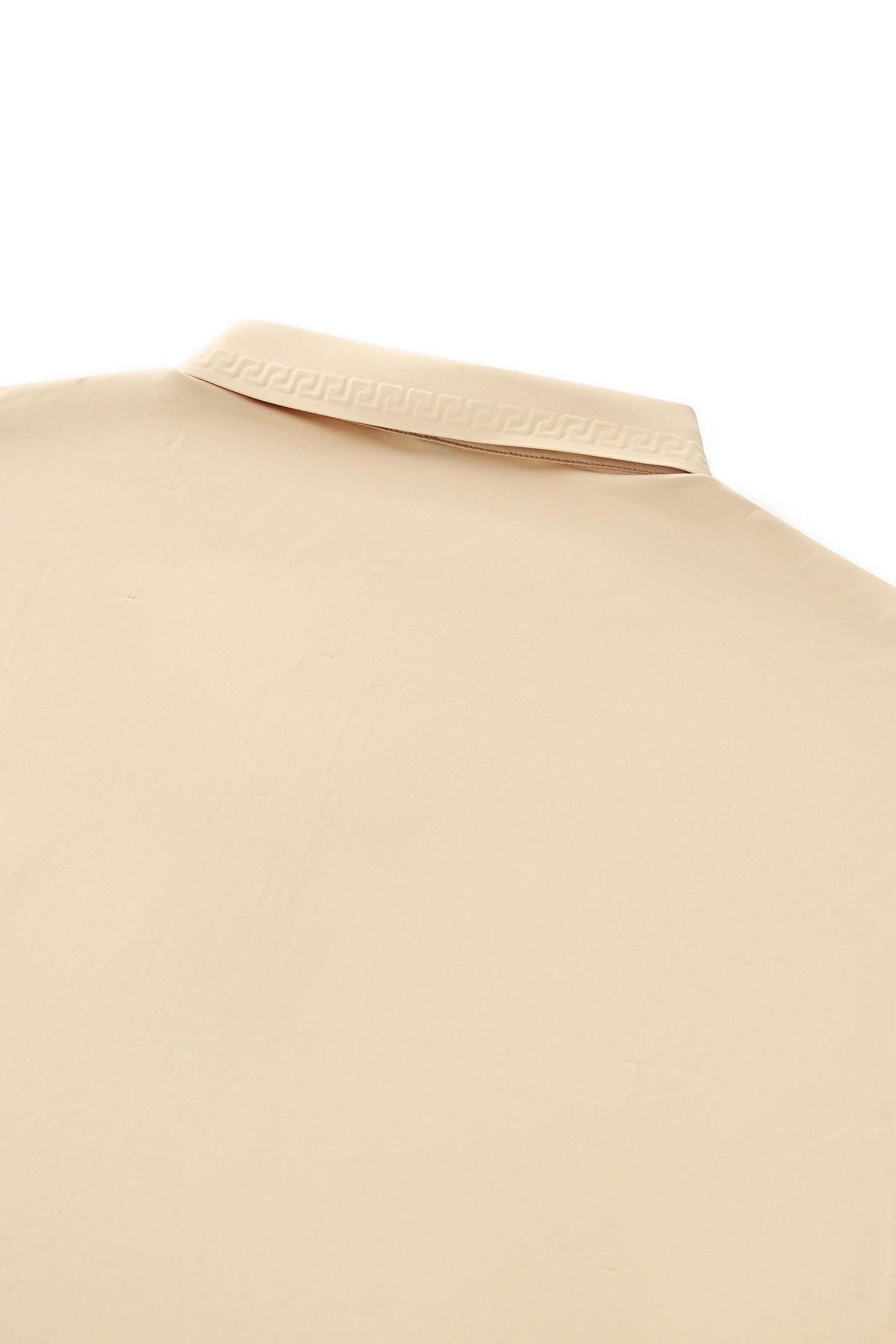 Embossed Placket Performance Polo – El Baron KHAKI
