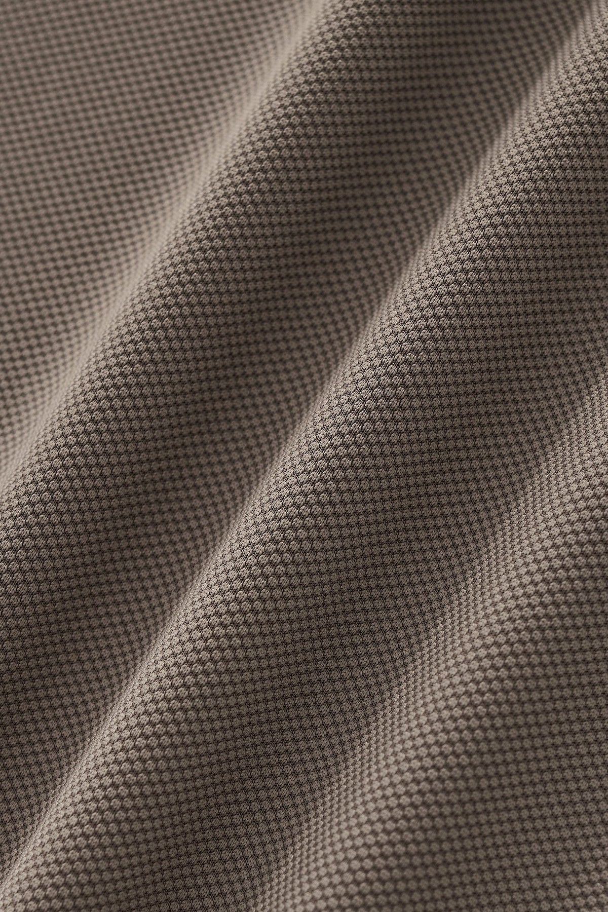 Textured Collar Performance Polo – El Baron KHAKI