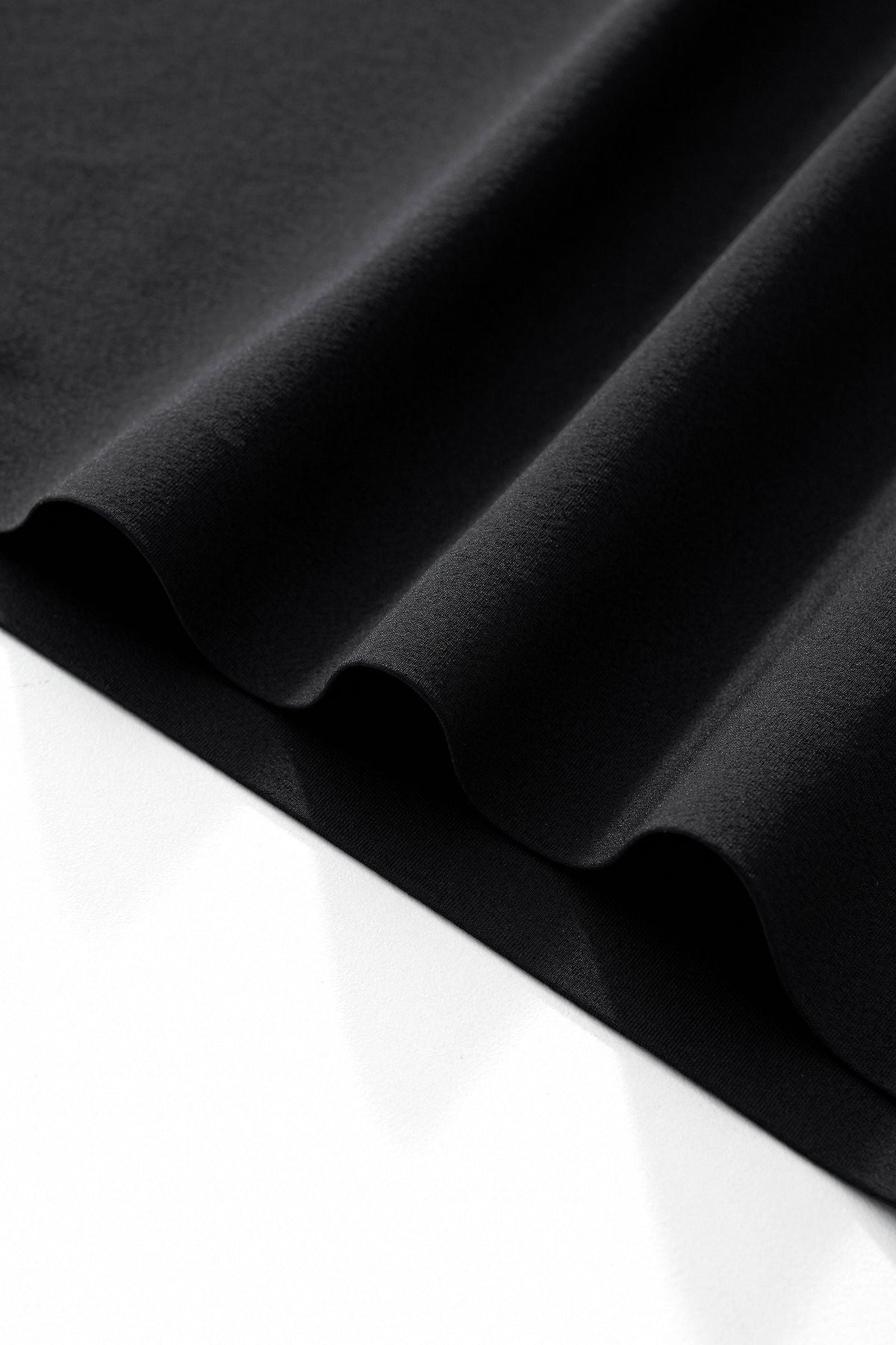 Stripe Collar Performance Polo – El Baron BLACK