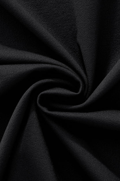 Stripe Collar Performance Polo – El Baron BLACK