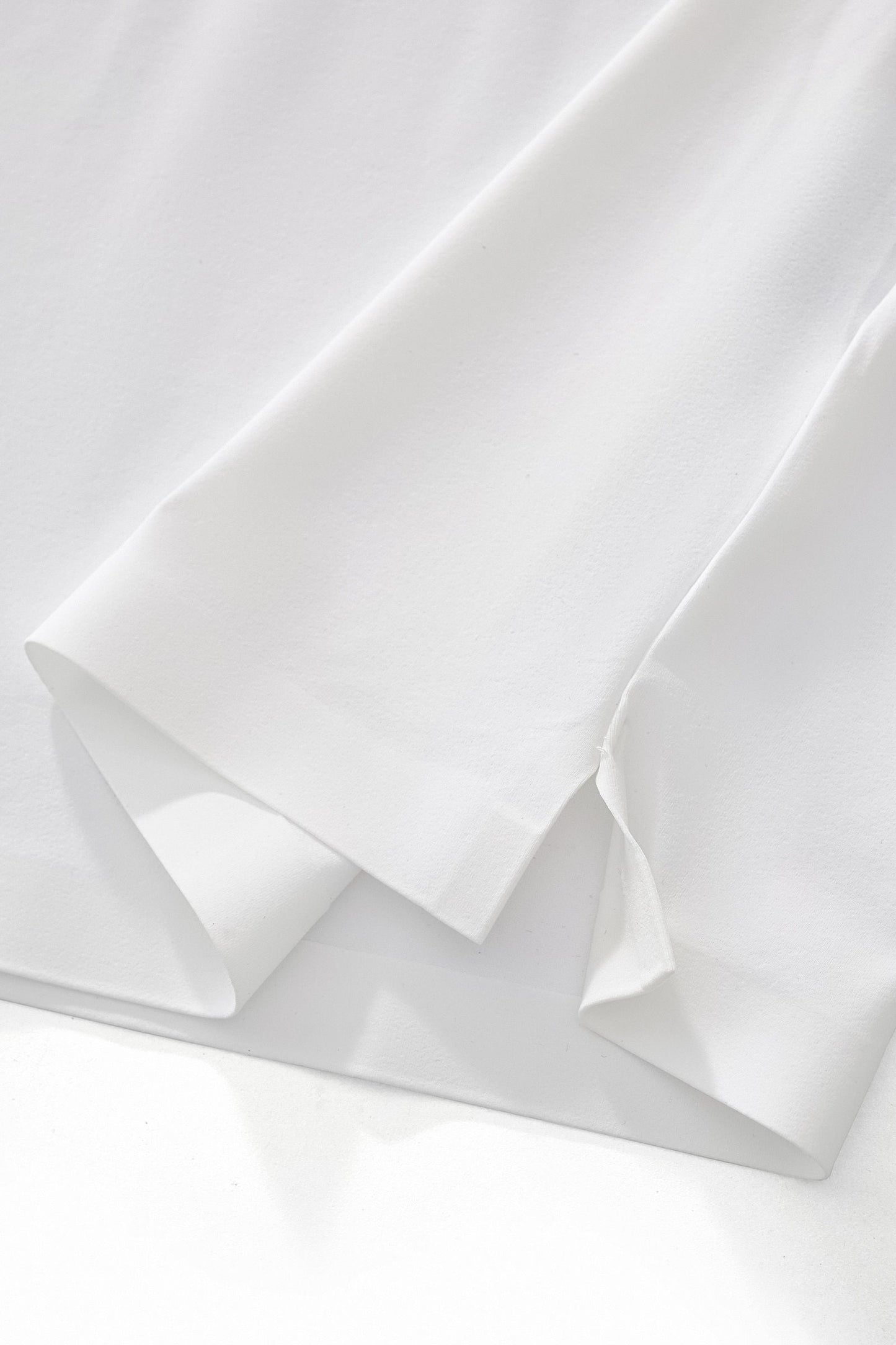 Stripe Collar Performance Polo – El Baron WHITE