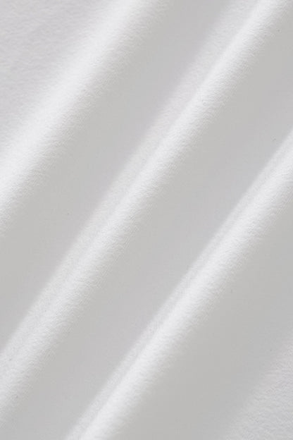 Stripe Collar Performance Polo – El Baron WHITE