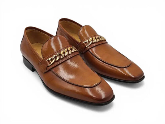 Beveled Squared Toe Loafer