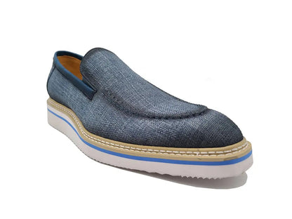 Burnished Linen Loafer