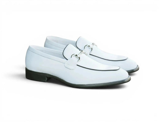 Burnished Calfskin Horsebit Loafer