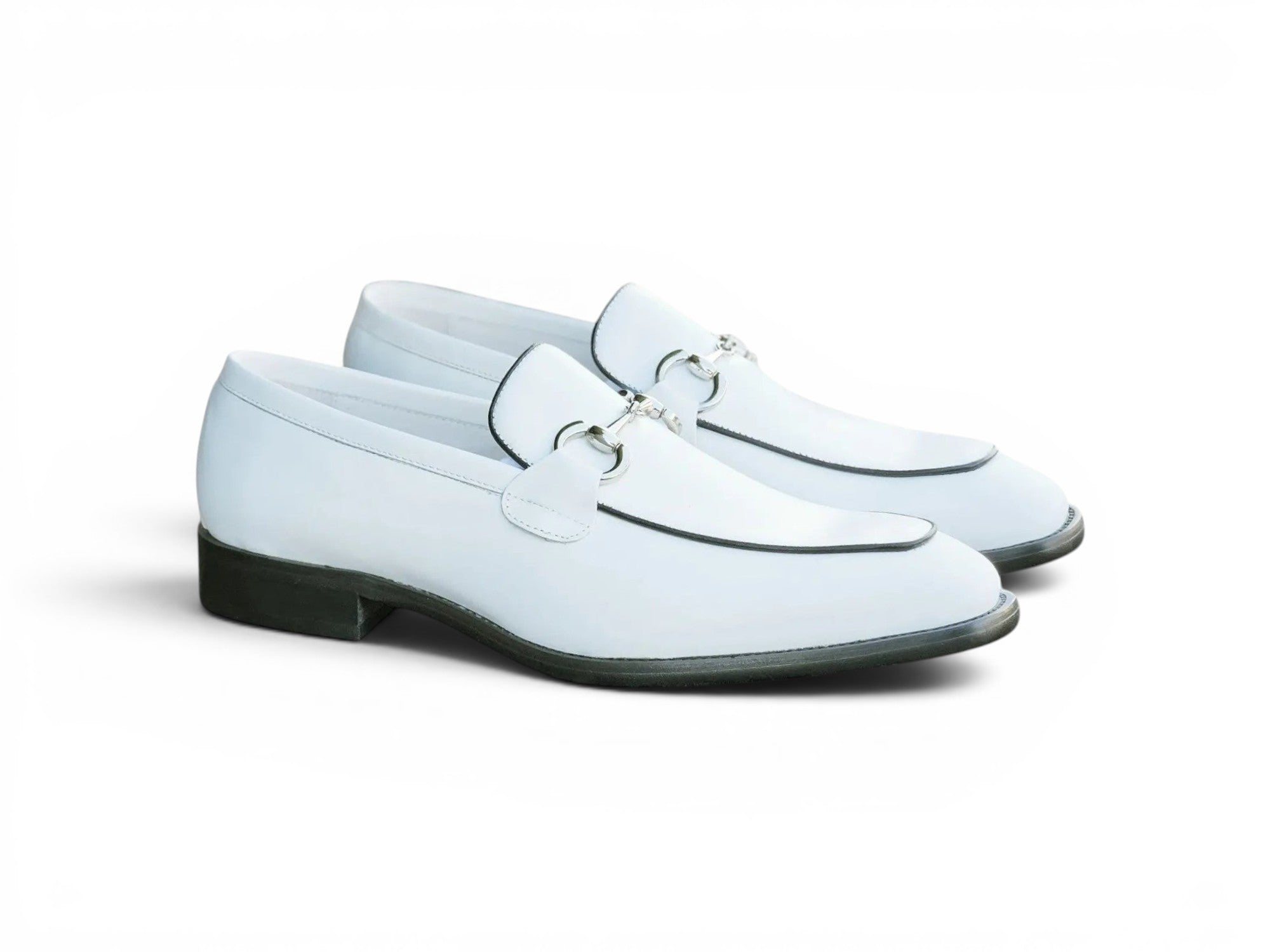 Burnished Calfskin Horsebit Loafer