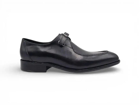 Burnished Moc Toe Single Monk Loafer
