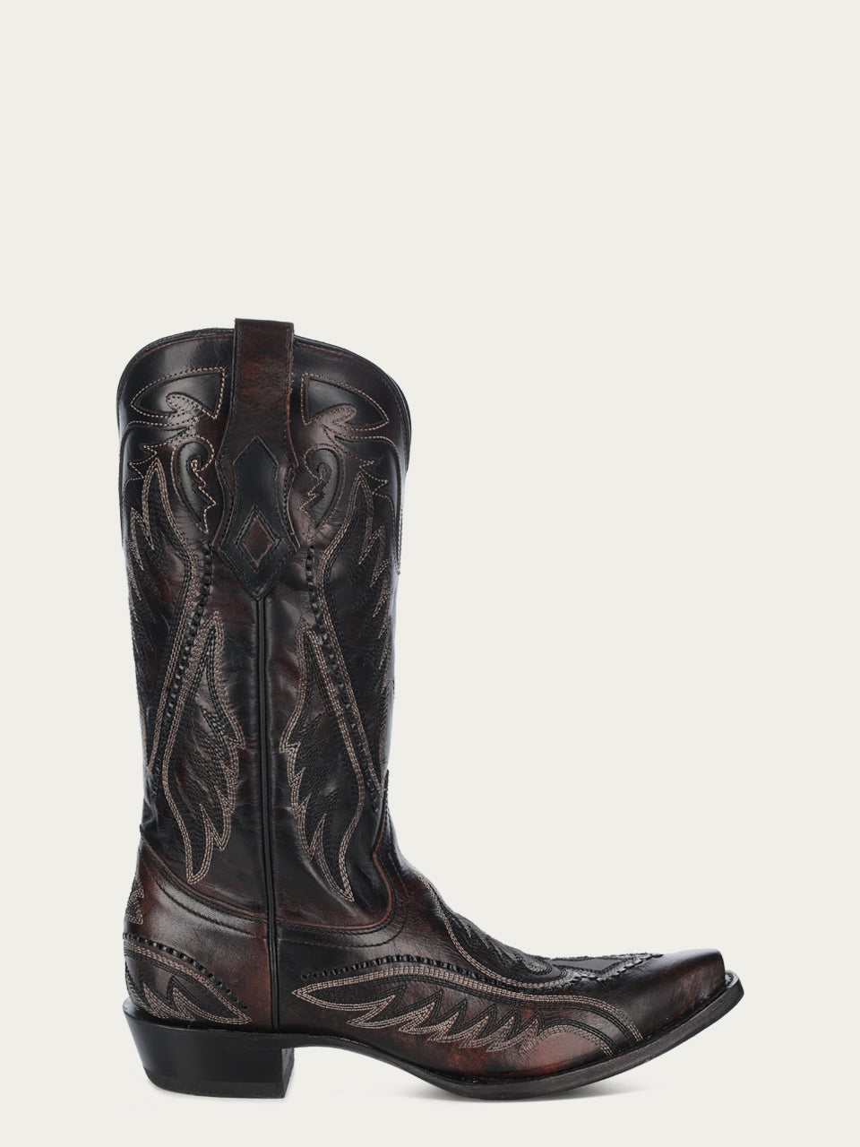 Corral Men's Woven Brown Snip Toe Cowboy Boots - Dudes Boutique