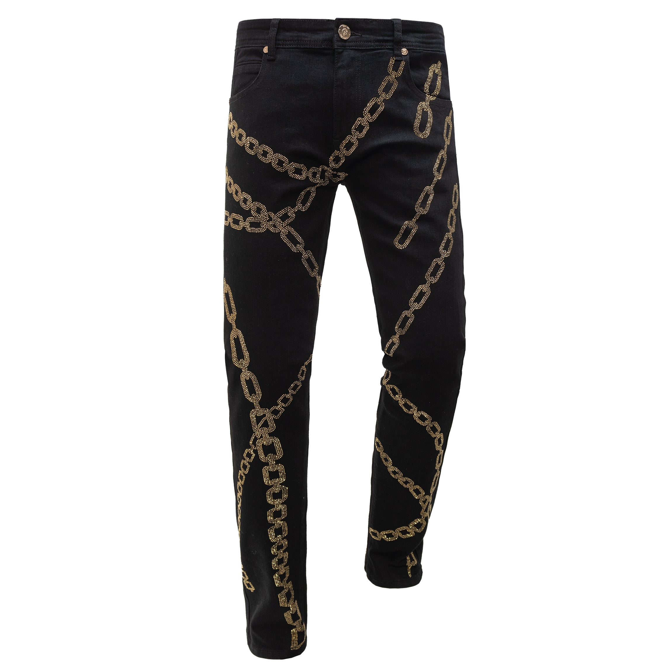 Gilded Links - Century Penthouse BLACK/GOLD - Dudes Boutique