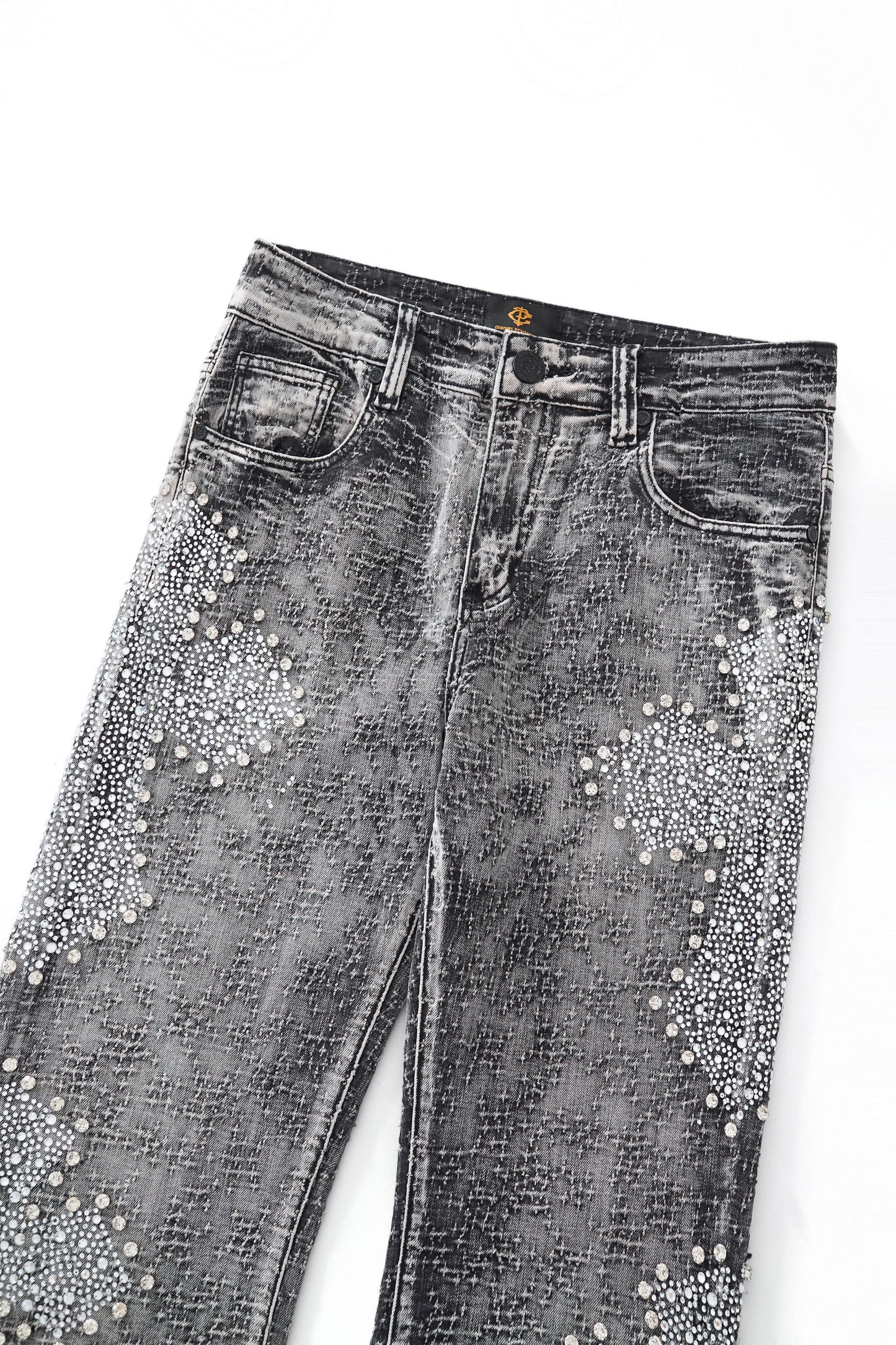 Sanctum Cross Denim Pant – Century Penthouse GREY