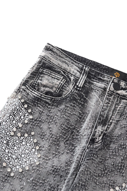 Sanctum Cross Denim Pant – Century Penthouse GREY