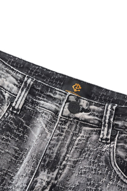 Sanctum Cross Denim Pant – Century Penthouse GREY