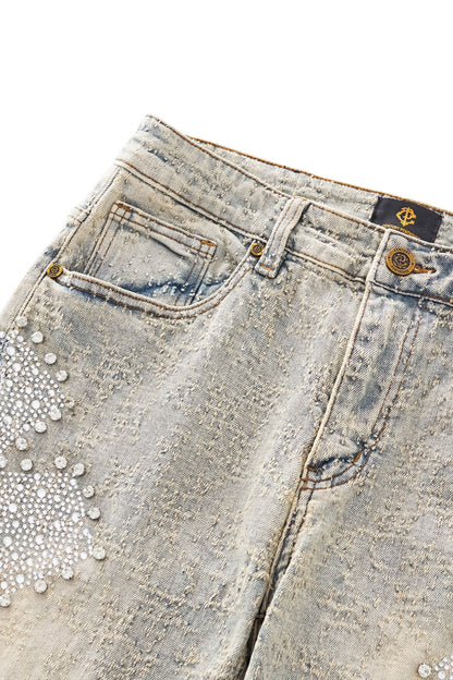 Sanctum Cross Denim Pant – Century Penthouse TAN