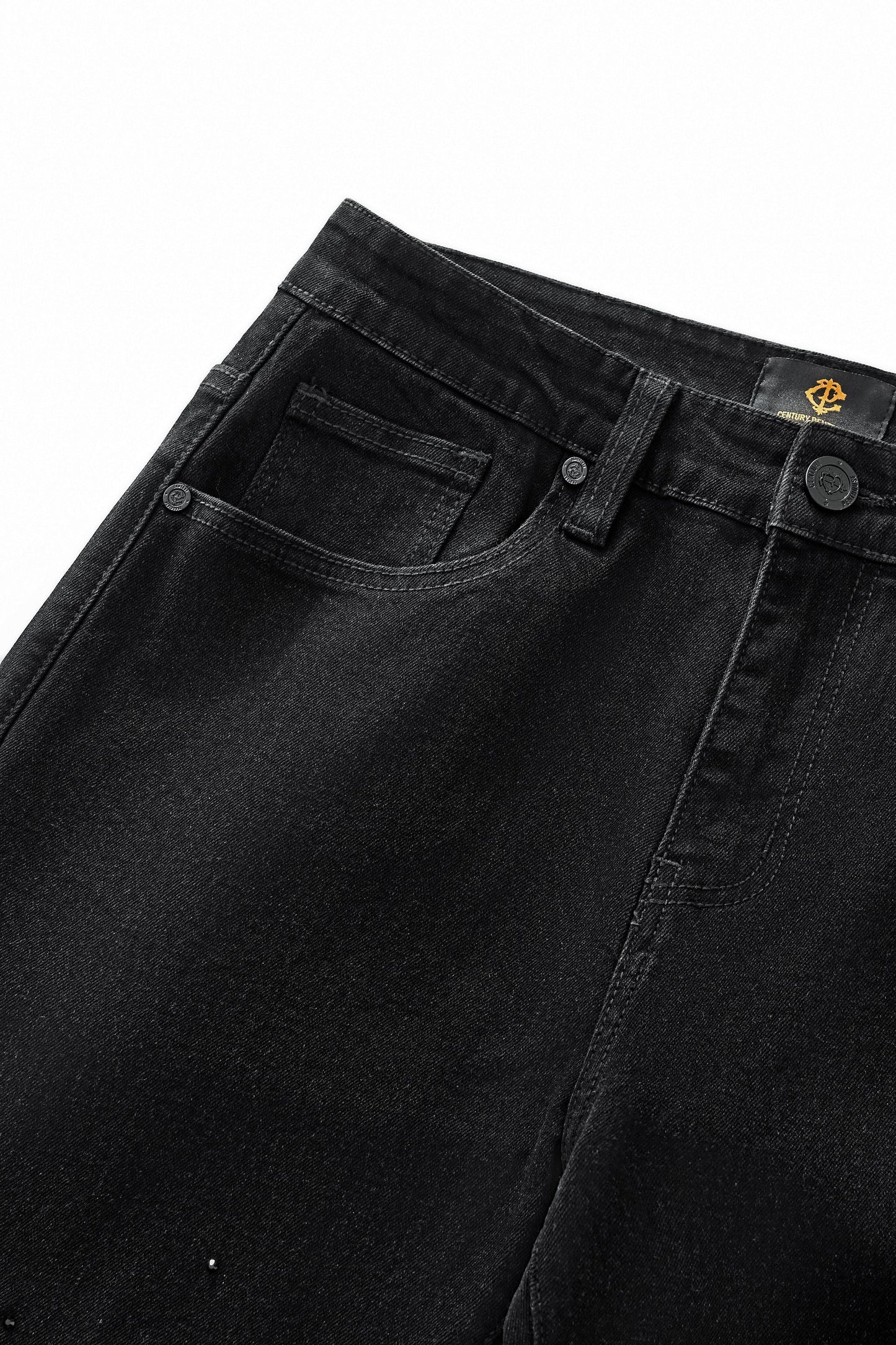 Celestial Stud Denim Pant – Century Penthouse BLACK