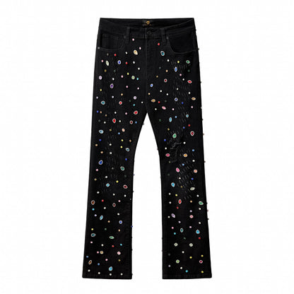 Prism Gem Denim Pant – Century Penthouse BLACK