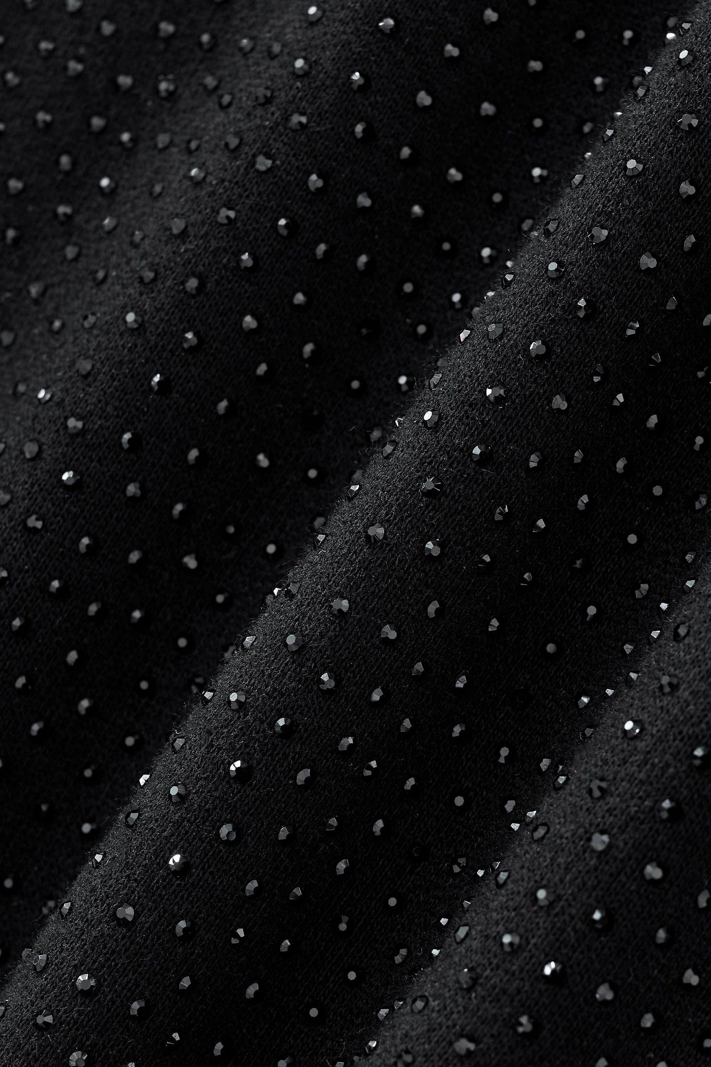Midnight Matrix Studded Sweatsuit BLACK