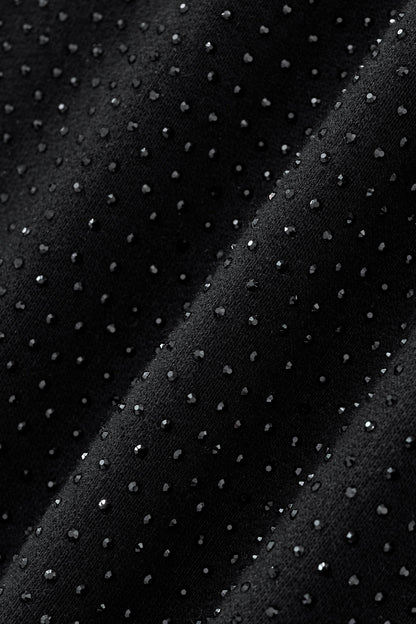 Midnight Matrix Studded Sweatsuit BLACK