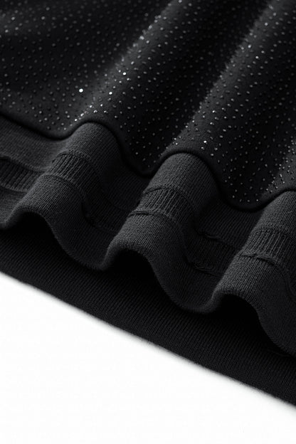 Midnight Matrix Studded Sweatsuit BLACK