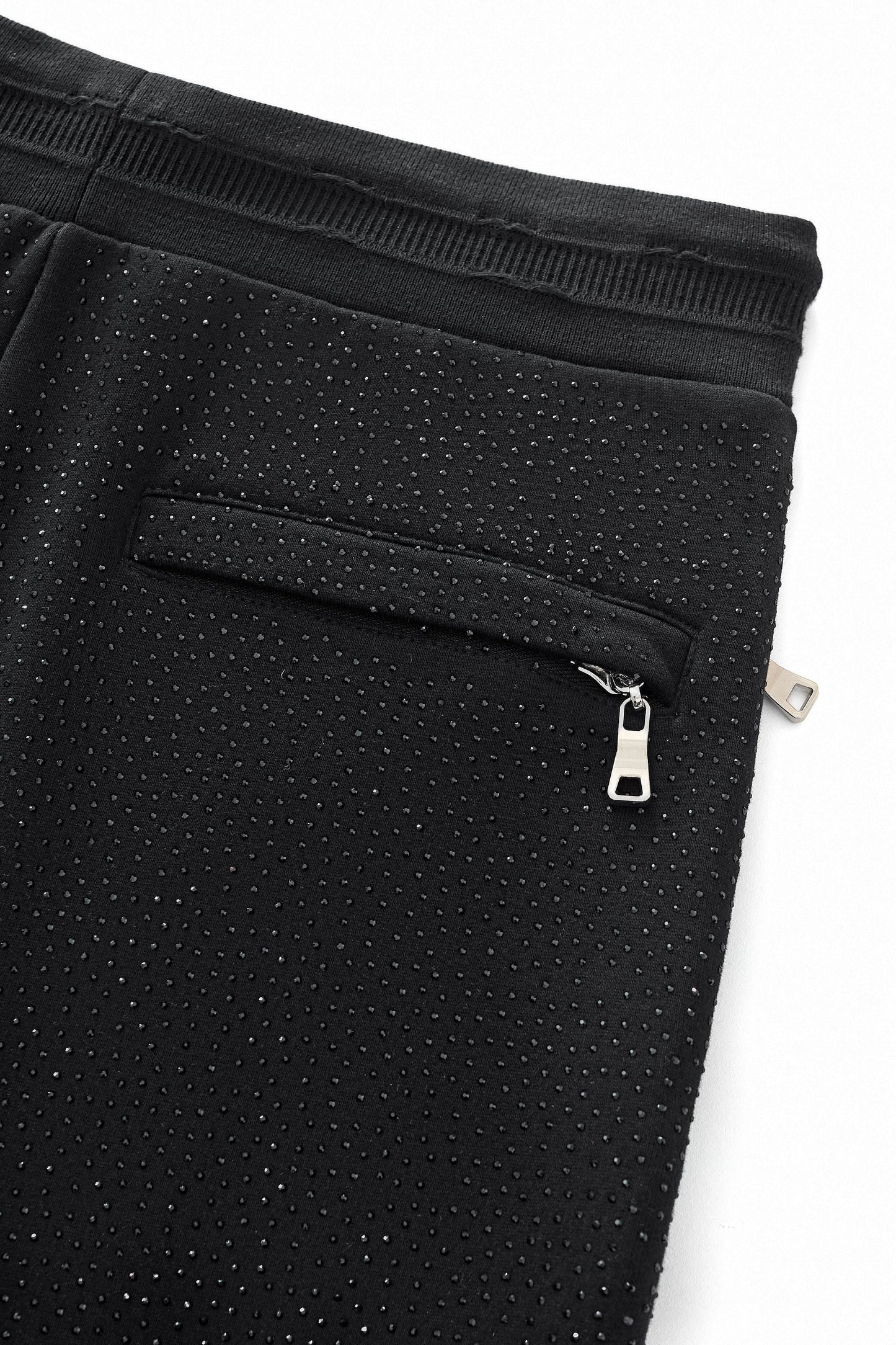 Midnight Matrix Studded Sweatsuit BLACK