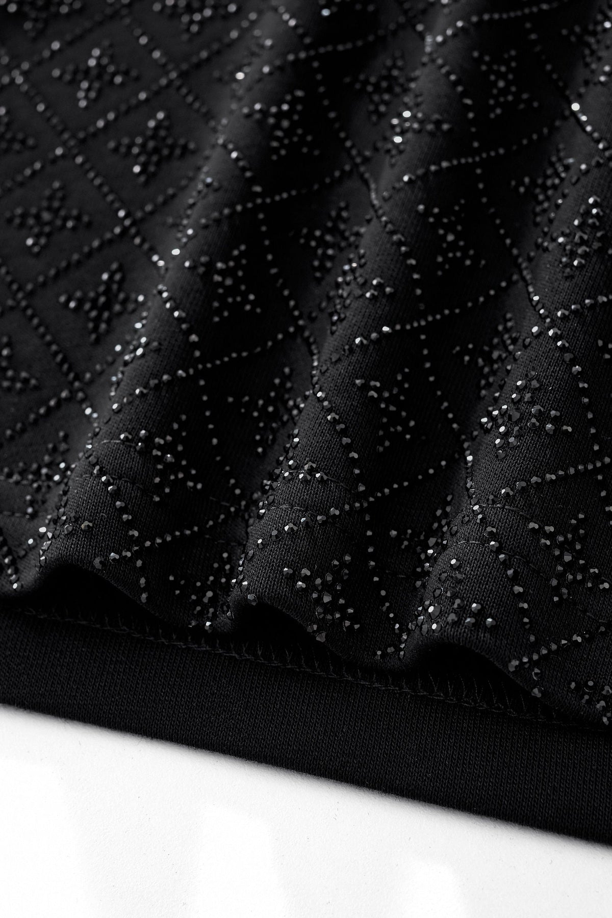 Radiant Grid Stone Short set – Century Penthouse BLACK/BLACK